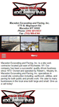 Mobile Screenshot of macedonexcavating.com